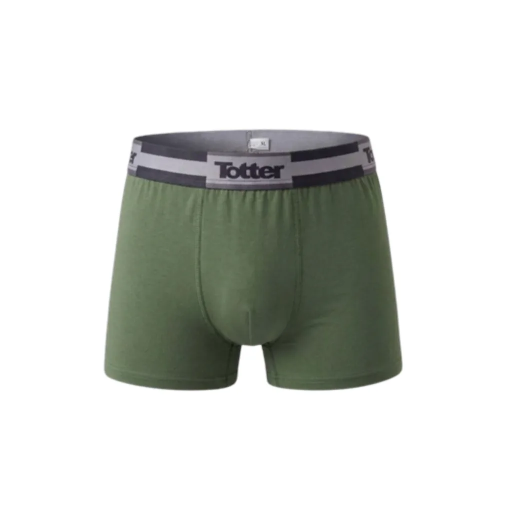 Cueca Boxer Confort Algodão, Verde Militar, foto 6