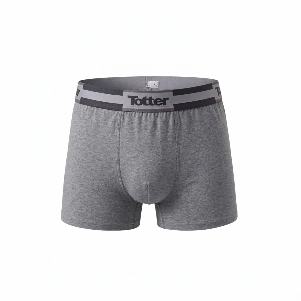 Cueca Boxer Confort Algodão, Cinza, foto 4