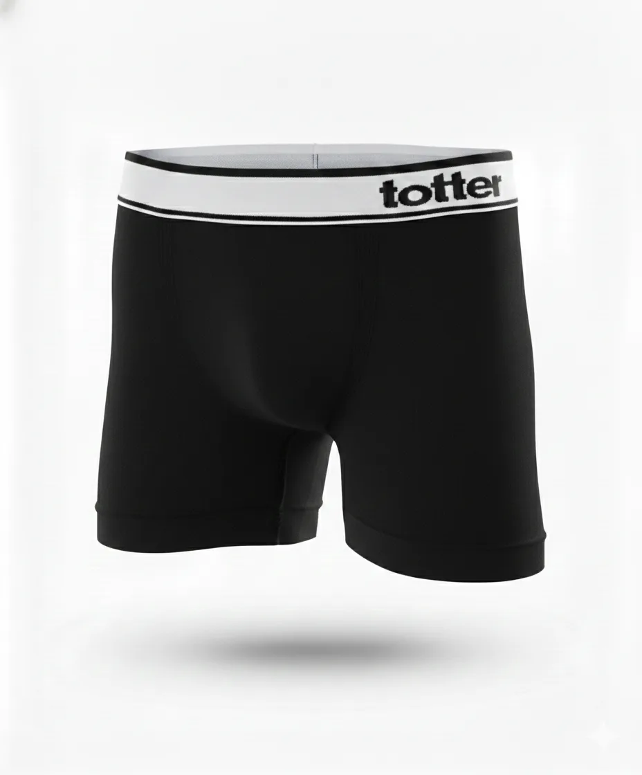 Cueca Boxer Sem Costura, Preto, foto 3